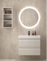 Conjunto Mueble + Espejo Redondo Retroiluminado - COIMBRA