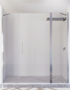 Mampara de ducha con puerta abatible modelo NYLA de Seviban