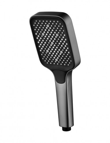 Mango de ducha - negro/black gun metal Portland de Imex