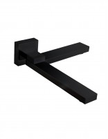 Caño bañera plegable - negro mate de Imex