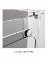 Mampara frontal acero inox. GME detalle