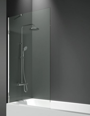 Mampara bañera cromo - fijo con vidrio de 8 mm. SCREEN de GME