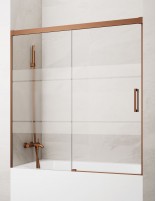 Mampara bañera GME Basic Cobre decorada