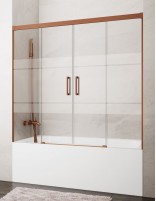 Mampara bañera Basic GME Cobre decorado