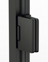 Mampara Titanio GLASS detalle