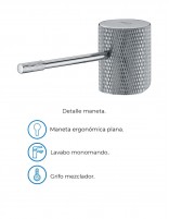 Datos Pack Grifo de lavabo - cromo/níquel cepillado Line + Válvula click-clack de Imex