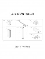 Detalles y medidas GRAN ROLLER