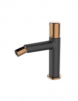 Grifería bidé - Negro Mate /Oro Rosa TÍVOLI de Lluvibath