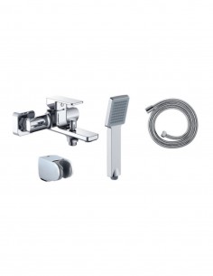 Conjunto bañera cromo - PADUA de Lluvibath