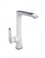 Grifo de cocina monomando - blanco DANN de Lluvibath