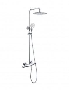 Columna de ducha grifería - cromo MARTE de Lluvibath