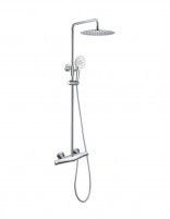 Columna de ducha grifería - cromo MARTE de Lluvibath