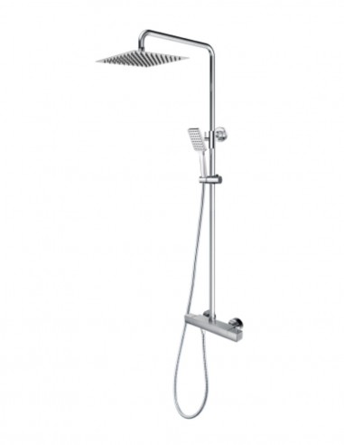 Columna de ducha grifería - cromo NIZA de Lluvibath