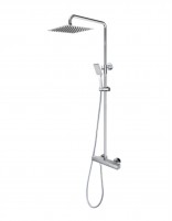 Columna de ducha grifería - cromo NIZA de Lluvibath