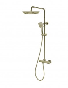 Columna de ducha grifería - oro cepillado NIZA de Lluvibath