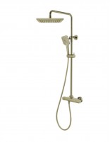 Columna de ducha grifería - oro cepillado NIZA de Lluvibath