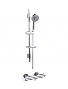 Columna de ducha grifería - cromo SEATTLE de Lluvibath