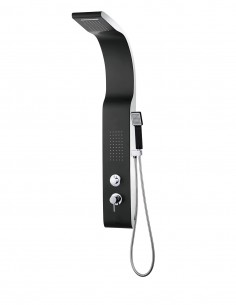 Columna de ducha hidromasaje - negro HELEN de Lluvibath