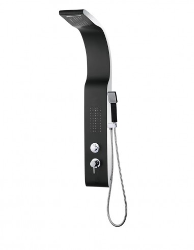 Columna de ducha hidromasaje - negro HELEN de Lluvibath