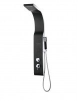 Columna de ducha hidromasaje - negro HELEN de Lluvibath