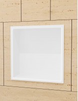 Hornacina cuadrada blanca modelo ATLANTIC de Medimex