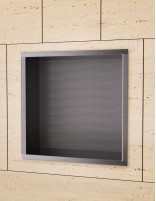 Hornacina cuadrada black gun metal - ATLANTIC de Medimex