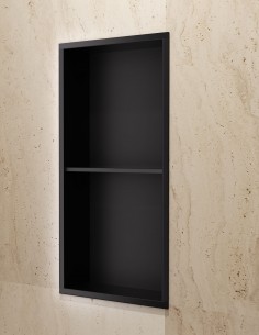 Hornacina doble negra modelo ARTIC de Medimex