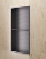 Hornacina doble black gun metal modelo ARTIC de Medimex