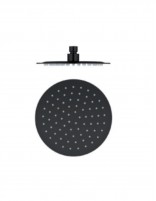 Rociador acero inox. redondo - negro mate de Lluvibath