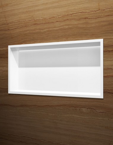Hornacina rectangular LED blanca modelo OCEANIC de Medimex