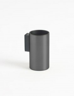 Portacepillos de pared black gun metal - de Manillons Torrent