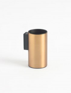 Portacepillos de pared oro cepillado - de Manillons Torrent