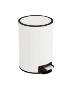 Cubo de pedal 5L - blanco de Manillons Torrent
