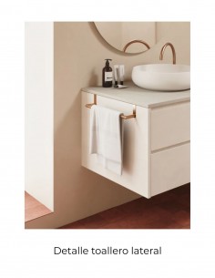 Toallero lateral redondo bronce - de Manillons Torrent 2