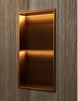 Hornacina doble LED oro rosa modelo MARSHALL de Medimex