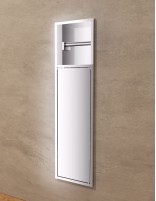 Hornacina portarrollos y escobillero