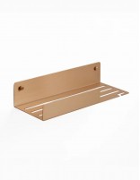 Repisa de ducha con percha - bronce de Manillons Torrent