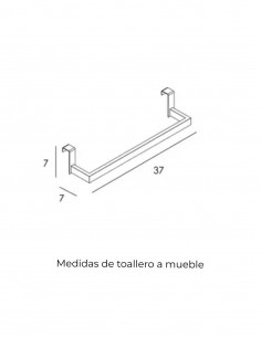 Toallero lateral - negro de Manillons Torrent 2