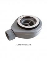 Plato ducha ligero rejilla color válvula