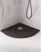 Plato ducha ligero semicircular modelo ARDESIA de GME