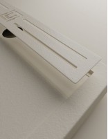 Plato ducha ligero rejilla alargada color