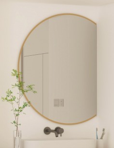 Espejo media luna pintado modelo a medida CLEO NOL de BathDecor