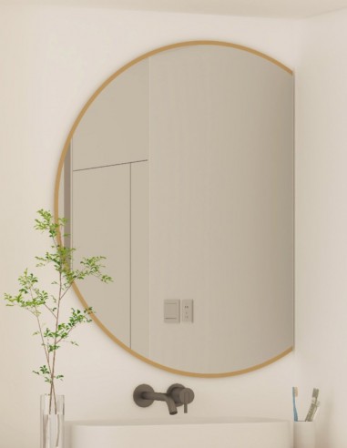 Espejo media luna pintado modelo a medida CLEO NOL de BathDecor