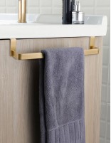 Toallero para mueble baño - oro cepillado de Bathplus
