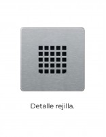 Plato de ducha ECO detalle rejilla