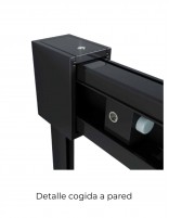 Detalle cogida a pared