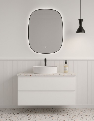 Mueble baño Avila Dos Natalia - 2 cajones con lavabo sobre encimera