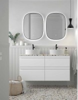 Mueble baño Avila Dos Natalia - 4 cajones con lavabo sobre encimera