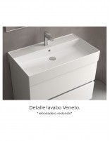 Conjunto de baño con patas detalle Veneto