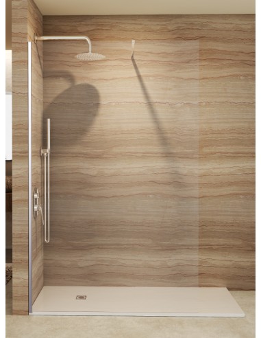 Mampara fija cromo modelo Screen de SBX Mamparas Imex